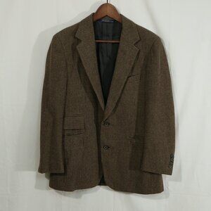 1980’s Polo Ralph Lauren Saks Fifth Avenue Men’s Wool Blazer Sport Coat Brown 38